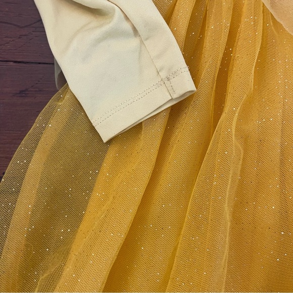 Yellow and Pink Theater Costume with Tulle Overlay Disney Princess 4T - Picture 4 of 6